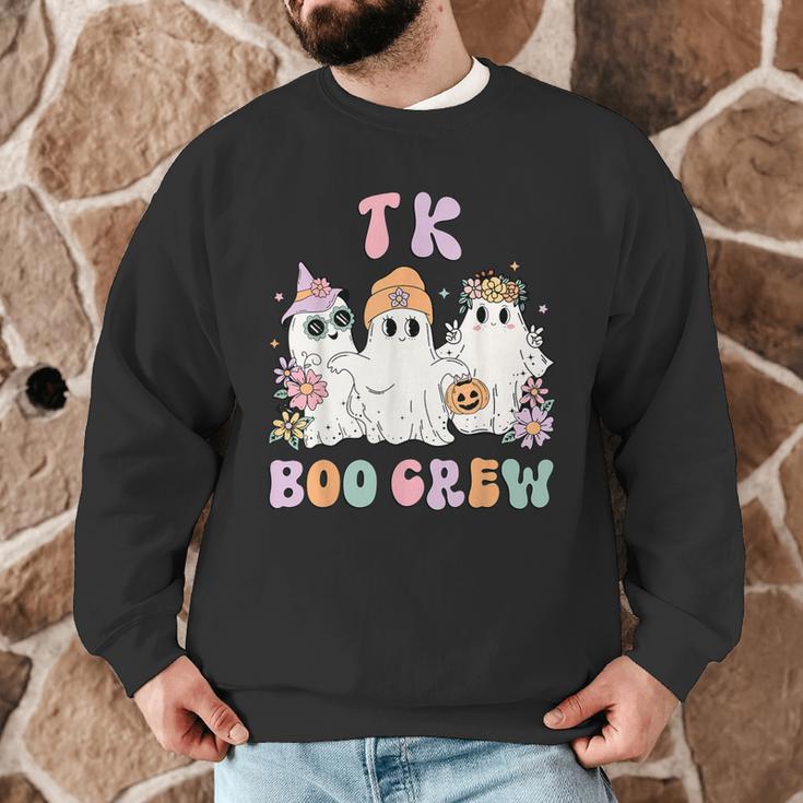 TK Boo Crew Retro Groovy Halloween Floral Ghost TK Teacher Men Graphic Sweatshirt, novelty gifts, funny gifts TK Boo Crew Retro Groovy Halloween Floral Ghost TK Teacher Men Graphic Sweatshirt, novelty gifts, funny gifts