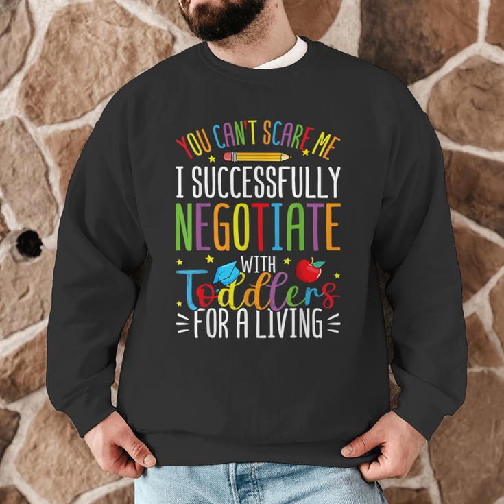 Toddler Negotiator Preschool Teacher Humor Babysitters Men Graphic Sweatshirt, novelty gifts, funny gifts Toddler Negotiator Preschool Teacher Humor Babysitters Men Graphic Sweatshirt, novelty gifts, funny gifts