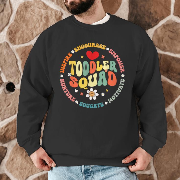 Toddler Squad Pre-K Teacher Pre School Back To School Men Graphic Sweatshirt, novelty gifts, funny gifts Toddler Squad Pre-K Teacher Pre School Back To School Men Graphic Sweatshirt, novelty gifts, funny gifts