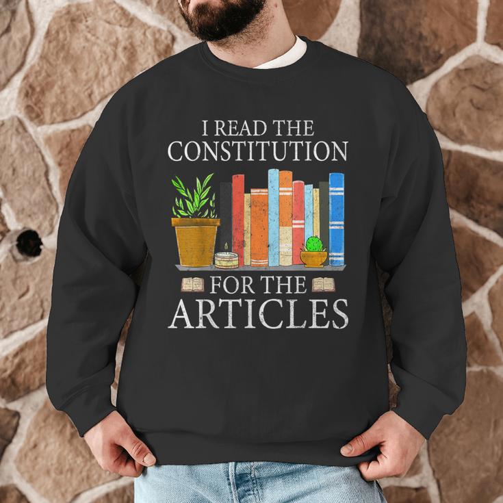 History Teacher I Read The Constitution For The Articles For Men Women Men Graphic Sweatshirt, novelty gifts, funny gifts