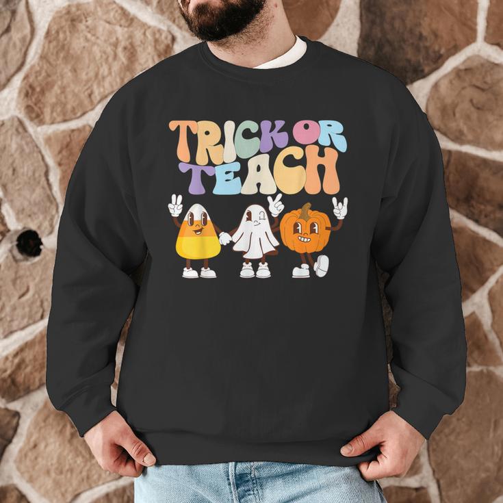 Trick Or Teach Cute Halloween Teacher Men Graphic Sweatshirt, novelty gifts, funny gifts Trick Or Teach Cute Halloween Teacher Men Graphic Sweatshirt, novelty gifts, funny gifts