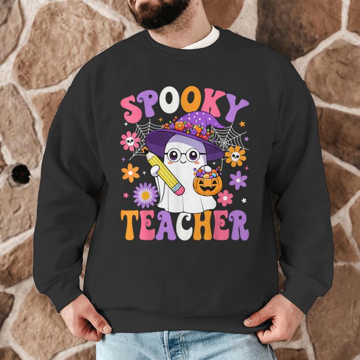Trick Or Teach Spooky Teacher Ghost Halloween Teacher Men Graphic Sweatshirt, novelty gifts, funny gifts Trick Or Teach Spooky Teacher Ghost Halloween Teacher Men Graphic Sweatshirt, novelty gifts, funny gifts