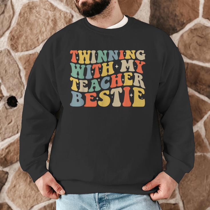 Twin Day Friends Teacher Twinning With My Bestie Matching Men Graphic Sweatshirt, novelty gifts, funny gifts Twin Day Friends Teacher Twinning With My Bestie Matching Men Graphic Sweatshirt, novelty gifts, funny gifts