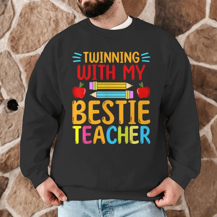 Twinning With My Bestie Teacher Boy Spirit Week Twin Day Men Graphic Sweatshirt, novelty gifts, funny gifts Twinning With My Bestie Teacher Boy Spirit Week Twin Day Men Graphic Sweatshirt, novelty gifts, funny gifts