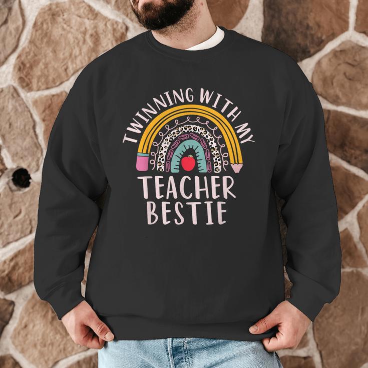 Twinning With My Teacher Bestie Spirit Week Girls Day Kids Men Graphic Sweatshirt, novelty gifts, funny gifts Twinning With My Teacher Bestie Spirit Week Girls Day Kids Men Graphic Sweatshirt, novelty gifts, funny gifts