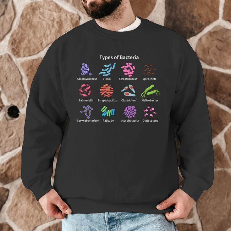 Types Of Bacteria Microbiologist Biology Science Teacher Men Graphic Sweatshirt, novelty gifts, funny gifts Types Of Bacteria Microbiologist Biology Science Teacher Men Graphic Sweatshirt, novelty gifts, funny gifts