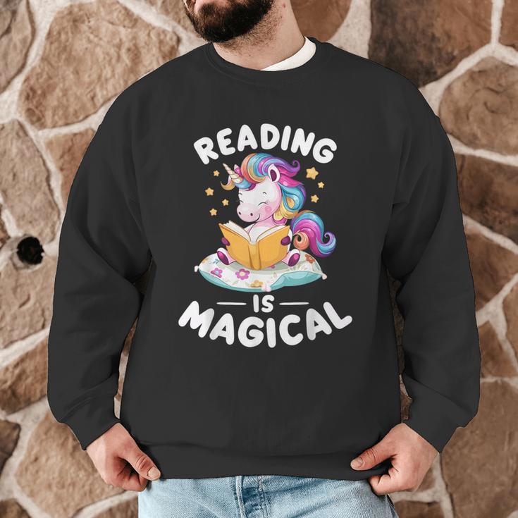 Unicorn Teacher Reading Is Magical Book Men Graphic Sweatshirt, novelty gifts, funny gifts Unicorn Teacher Reading Is Magical Book Men Graphic Sweatshirt, novelty gifts, funny gifts