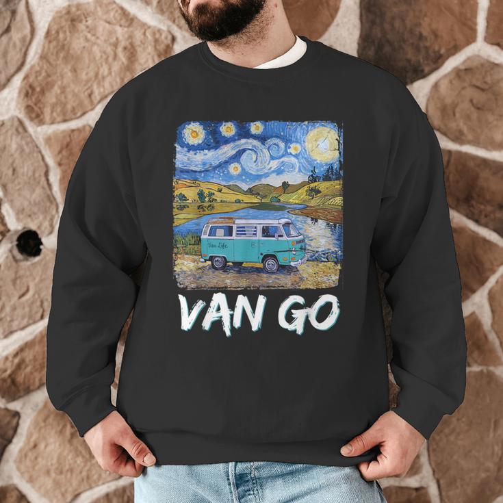 Van Go Retro Vanlife Art Teacher Men Graphic Sweatshirt, novelty gifts, funny gifts Van Go Retro Vanlife Art Teacher Men Graphic Sweatshirt, novelty gifts, funny gifts