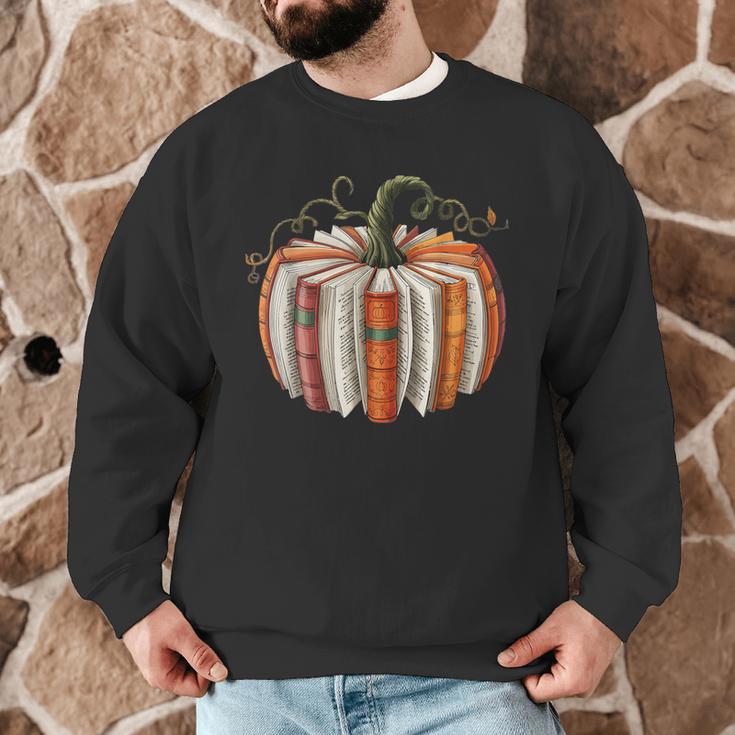 Vintage Book Pumpkin Autumn Fall Librarians Bookworm Teacher Men Graphic Sweatshirt, novelty gifts, funny gifts Vintage Book Pumpkin Autumn Fall Librarians Bookworm Teacher Men Graphic Sweatshirt, novelty gifts, funny gifts