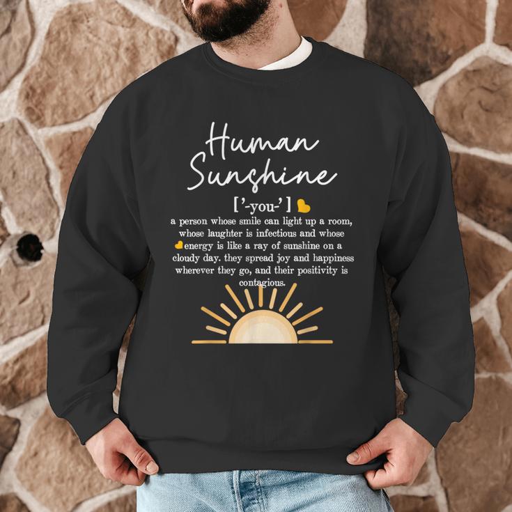 Vintage Human Sunshine Definition Teachers Mom Boss Women Men Graphic Sweatshirt, novelty gifts, funny gifts Vintage Human Sunshine Definition Teachers Mom Boss Women Men Graphic Sweatshirt, novelty gifts, funny gifts