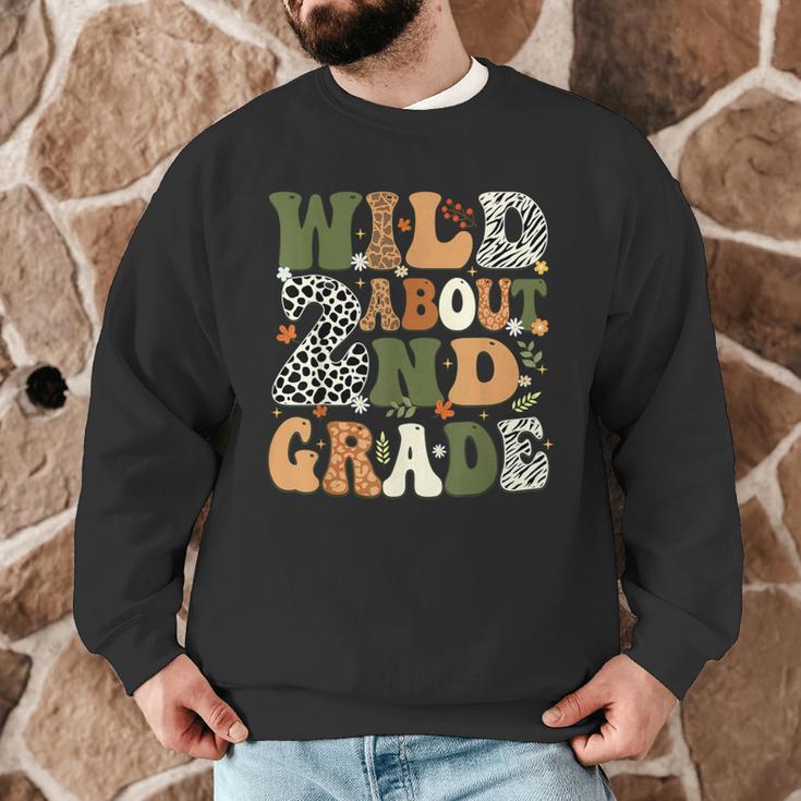Wild About 2nd Grade Teacher Student First Day Of School Men Graphic Sweatshirt, novelty gifts, funny gifts Wild About 2nd Grade Teacher Student First Day Of School Men Graphic Sweatshirt, novelty gifts, funny gifts