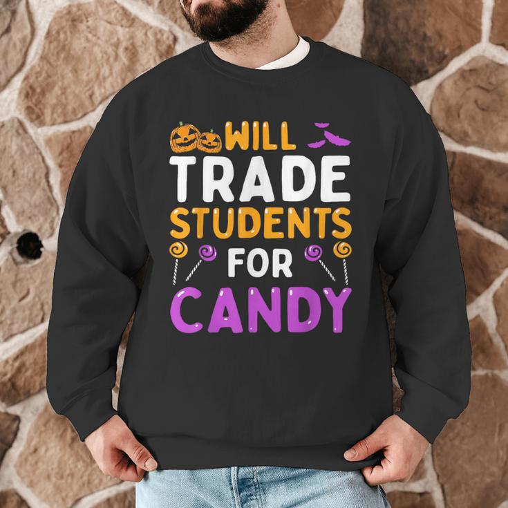 Will Trade Students For Candy Cute Halloween Costume Teacher For Men Women Kids Men Graphic Sweatshirt, novelty gifts, funny gifts Will Trade Students For Candy Cute Halloween Costume Teacher For Men Women Kids Men Graphic Sweatshirt, novelty gifts, funny gifts