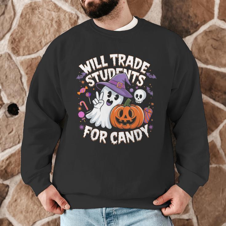 Will Trade Students For Candy Halloween Teacher Men Graphic Sweatshirt, novelty gifts, funny gifts Will Trade Students For Candy Halloween Teacher Men Graphic Sweatshirt, novelty gifts, funny gifts