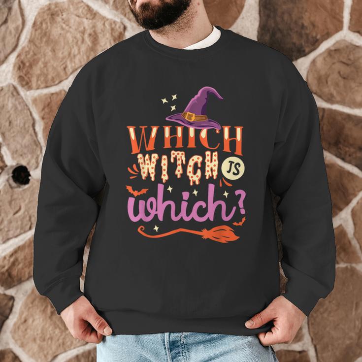 Which Witch Is Which Halloween English Teacher Men Graphic Sweatshirt, novelty gifts, funny gifts