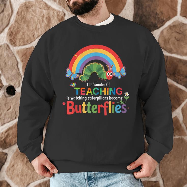 The Wonder Of Teaching Is Watching Caterpillars Teacher Men Graphic Sweatshirt, novelty gifts, funny gifts The Wonder Of Teaching Is Watching Caterpillars Teacher Men Graphic Sweatshirt, novelty gifts, funny gifts