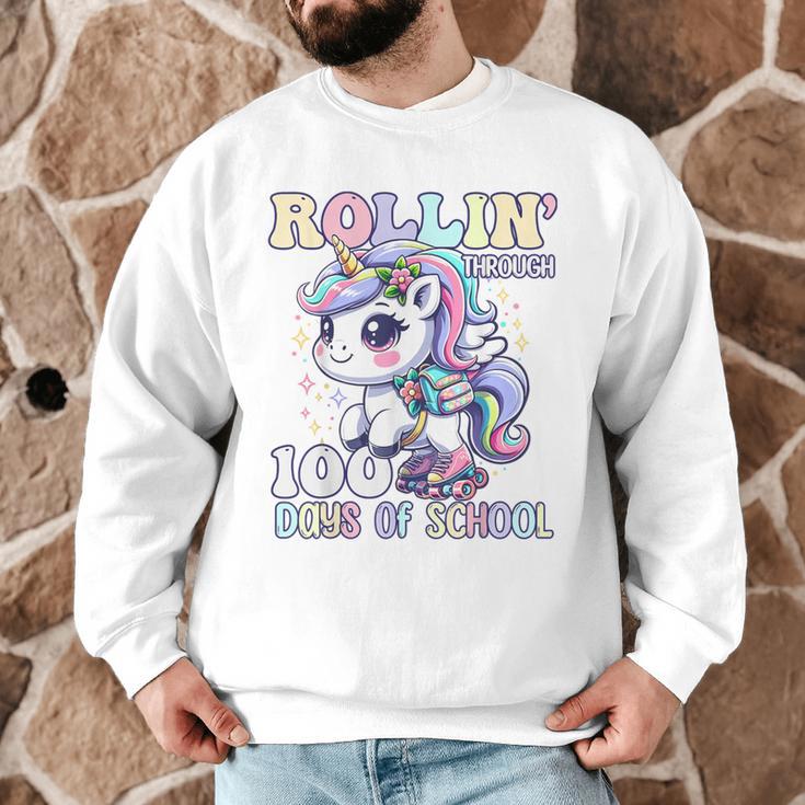 100 Days Of School Girls Teacher 100th Day Unicorn Outfit Men Graphic Sweatshirt, novelty gifts, funny gifts 100 Days Of School Girls Teacher 100th Day Unicorn Outfit Men Graphic Sweatshirt, novelty gifts, funny gifts