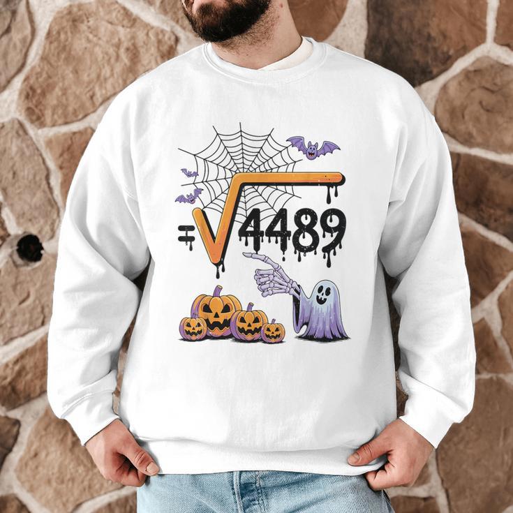 4489 Square Root 67 Math Teacher Halloween Costume Professor Men Graphic Sweatshirt, novelty gifts, funny gifts