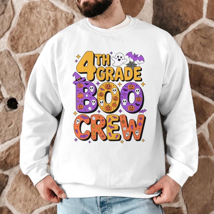 4th Grade Boo Crew Ghost Halloween Teacher Costume Men Graphic Sweatshirt, novelty gifts, funny gifts 4th Grade Boo Crew Ghost Halloween Teacher Costume Men Graphic Sweatshirt, novelty gifts, funny gifts