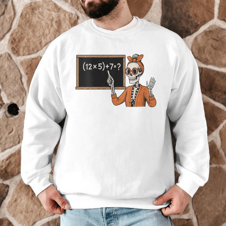 67 Teacher Halloween Skeleton Six Seven Meme Brainrot Math Men Graphic Sweatshirt, novelty gifts, funny gifts 67 Teacher Halloween Skeleton Six Seven Meme Brainrot Math Men Graphic Sweatshirt, novelty gifts, funny gifts