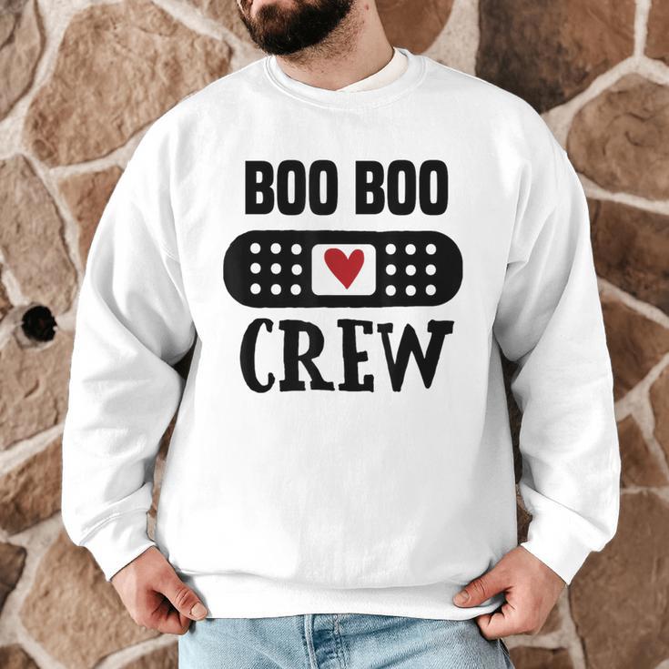 Boo Boo Crew First Aid School Nurse Day Care Teacher Men Graphic Sweatshirt, novelty gifts, funny gifts