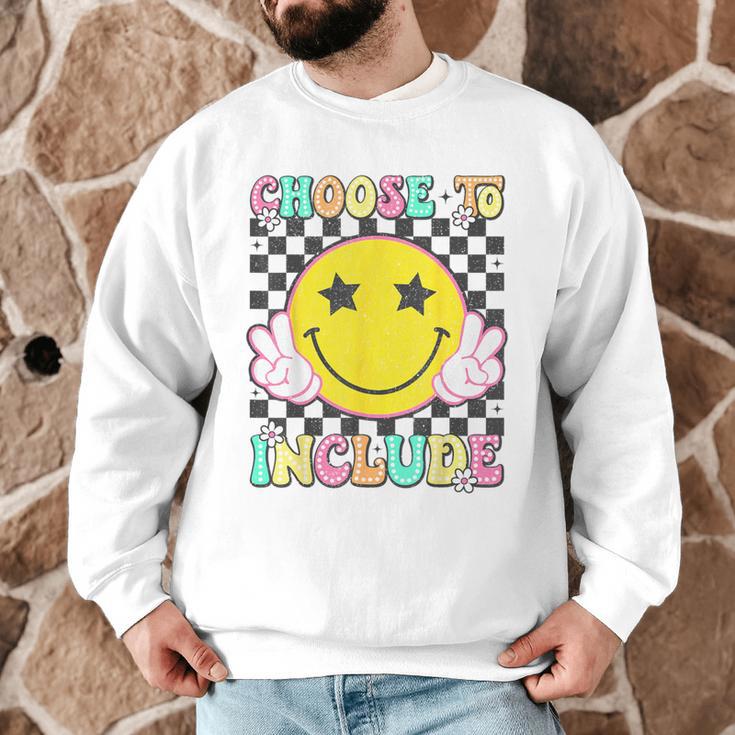 Choose To Include Special Education Teacher Autism Awareness Men Graphic Sweatshirt, novelty gifts, funny gifts
