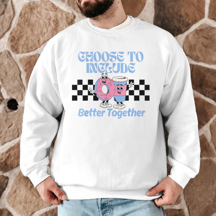 Choose To Include Special Education Teacher Autism Awareness Men Graphic Sweatshirt, novelty gifts, funny gifts
