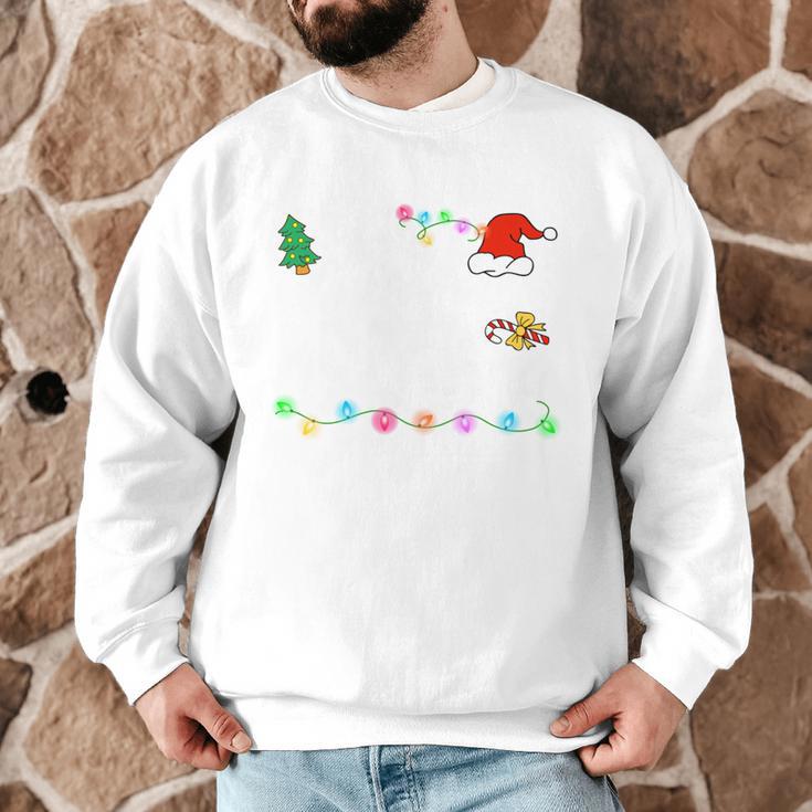 Is It Christmas Break Yet Teacher Xmas Light Santa Hat Men Graphic Sweatshirt, novelty gifts, funny gifts Is It Christmas Break Yet Teacher Xmas Light Santa Hat Men Graphic Sweatshirt, novelty gifts, funny gifts