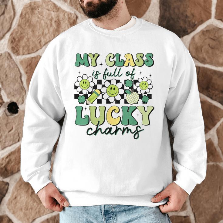 My Class Is Full Of Lucky Charms St Patricks Day Teacher Men Graphic Sweatshirt, novelty gifts, funny gifts My Class Is Full Of Lucky Charms St Patricks Day Teacher Men Graphic Sweatshirt, novelty gifts, funny gifts