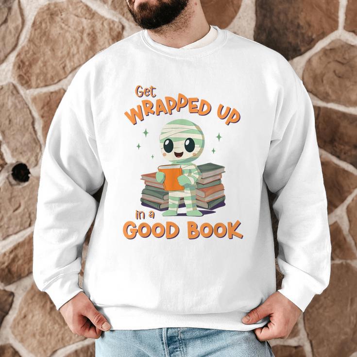 Cute Halloween Teacher Librarian Mummy Reading Books Men Graphic Sweatshirt, novelty gifts, funny gifts Cute Halloween Teacher Librarian Mummy Reading Books Men Graphic Sweatshirt, novelty gifts, funny gifts