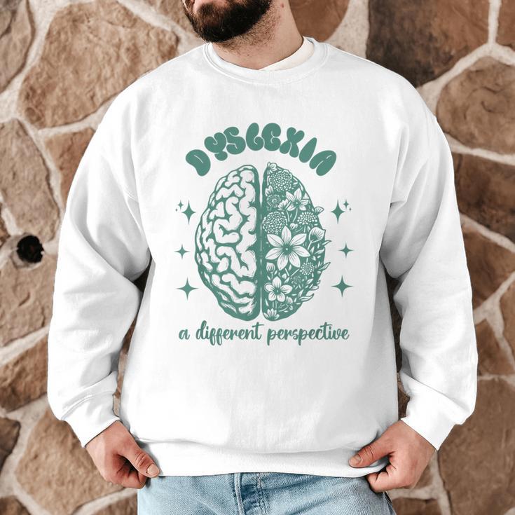 Dyslexia A Different Perspective Dyslexia Specialist Teacher Men Graphic Sweatshirt, novelty gifts, funny gifts