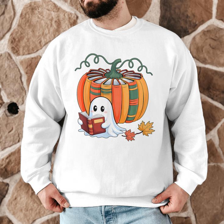 Fall Book Pumpkin Books Ghost Reading Halloween Teacher Men Graphic Sweatshirt, novelty gifts, funny gifts Fall Book Pumpkin Books Ghost Reading Halloween Teacher Men Graphic Sweatshirt, novelty gifts, funny gifts