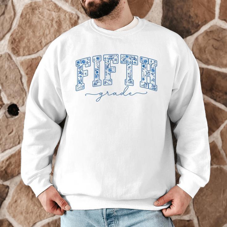 Fifth Grade Toile De Jouy Back To School Teachers Kids Men Graphic Sweatshirt, novelty gifts, funny gifts Fifth Grade Toile De Jouy Back To School Teachers Kids Men Graphic Sweatshirt, novelty gifts, funny gifts