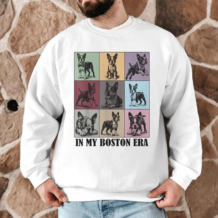Funny Boston Terrier Quote In My Boston Terrier Era Cool Dog Men Women Men Graphic Sweatshirt, novelty gifts, funny gifts