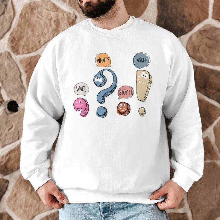 Grammar Teacher Punctuation For English Teacher Men Women Men Graphic Sweatshirt, novelty gifts, funny gifts Grammar Teacher Punctuation For English Teacher Men Women Men Graphic Sweatshirt, novelty gifts, funny gifts