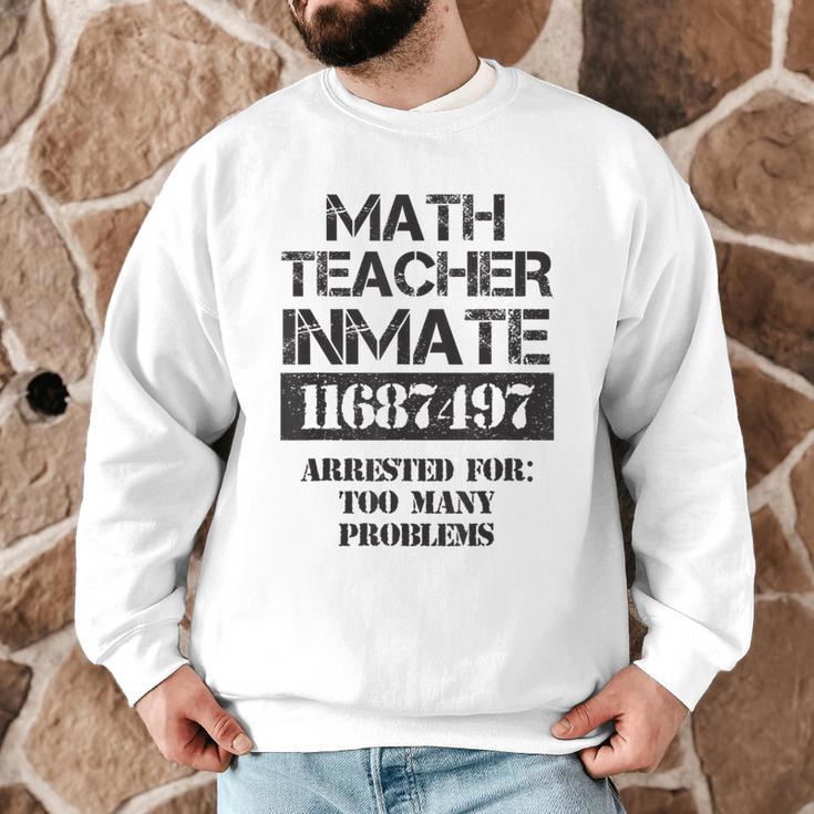 Halloween Math Teacher Prisoner Costume Men Graphic Sweatshirt, novelty gifts, funny gifts Halloween Math Teacher Prisoner Costume Men Graphic Sweatshirt, novelty gifts, funny gifts