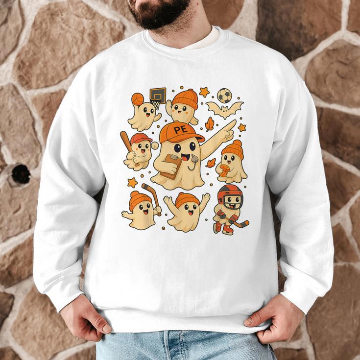 Halloween PE Teacher Costume Ghost Physical Education Men Graphic Sweatshirt, novelty gifts, funny gifts Halloween PE Teacher Costume Ghost Physical Education Men Graphic Sweatshirt, novelty gifts, funny gifts