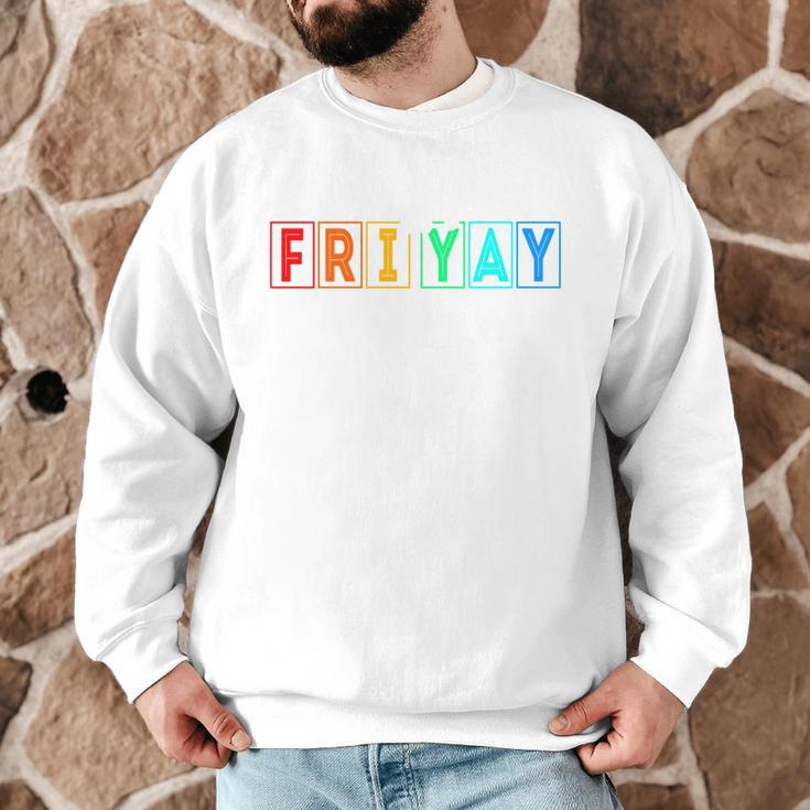 Happy Fri Yay Teacher Friday Men Graphic Sweatshirt, novelty gifts, funny gifts Happy Fri Yay Teacher Friday Men Graphic Sweatshirt, novelty gifts, funny gifts