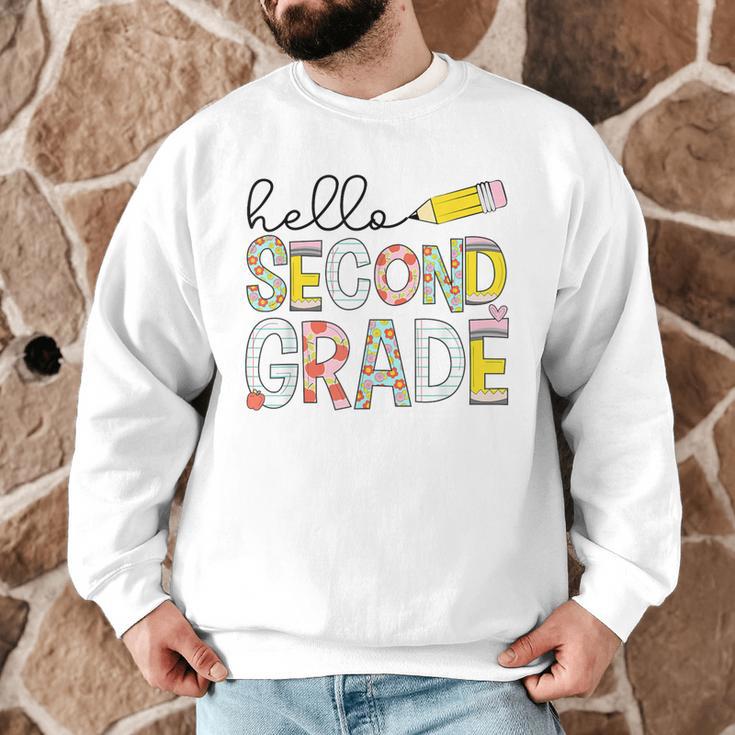 Hello Second Grade Team 2nd Grade Back To School Teacher Kid Men Graphic Sweatshirt, novelty gifts, funny gifts Hello Second Grade Team 2nd Grade Back To School Teacher Kid Men Graphic Sweatshirt, novelty gifts, funny gifts