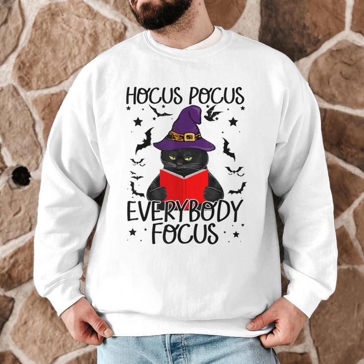 Hocus Pocus Everybody Focus Halloween Teacher For Men Women Men Graphic Sweatshirt, novelty gifts, funny gifts Hocus Pocus Everybody Focus Halloween Teacher For Men Women Men Graphic Sweatshirt, novelty gifts, funny gifts