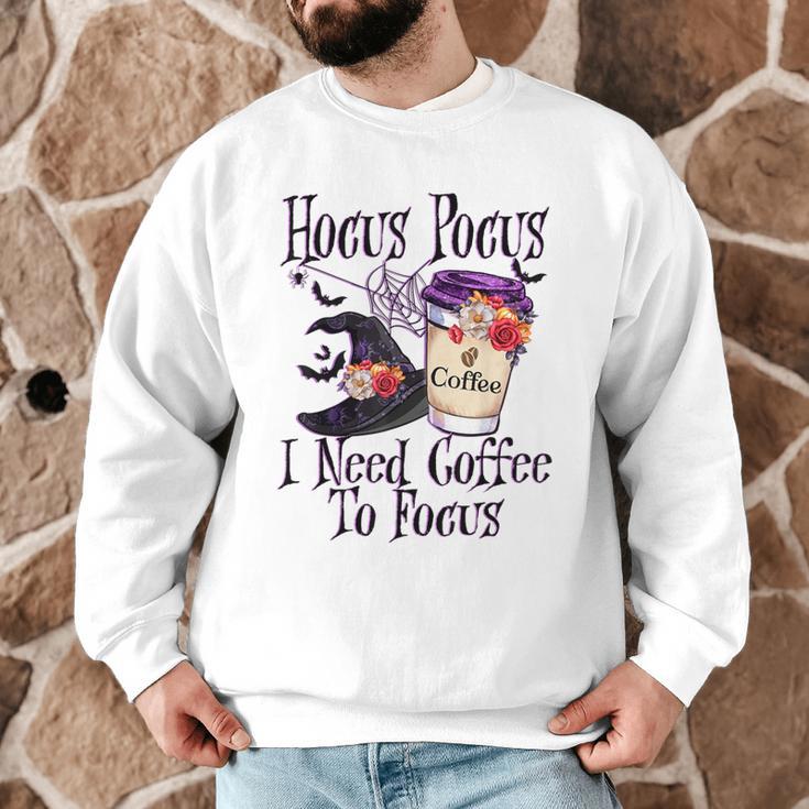 Hocus Pocus I Need Coffee To Focus Halloween Teacher Men Graphic Sweatshirt, novelty gifts, funny gifts Hocus Pocus I Need Coffee To Focus Halloween Teacher Men Graphic Sweatshirt, novelty gifts, funny gifts