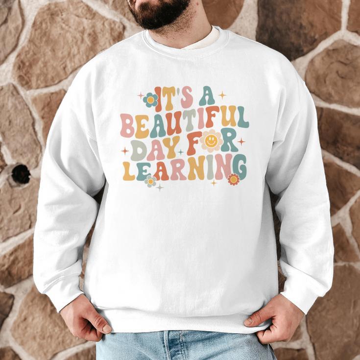 It's a Beautiful Day For Learning Teacher Students Men Women Men Graphic Sweatshirt, novelty gifts, funny gifts It's a Beautiful Day For Learning Teacher Students Men Women Men Graphic Sweatshirt, novelty gifts, funny gifts