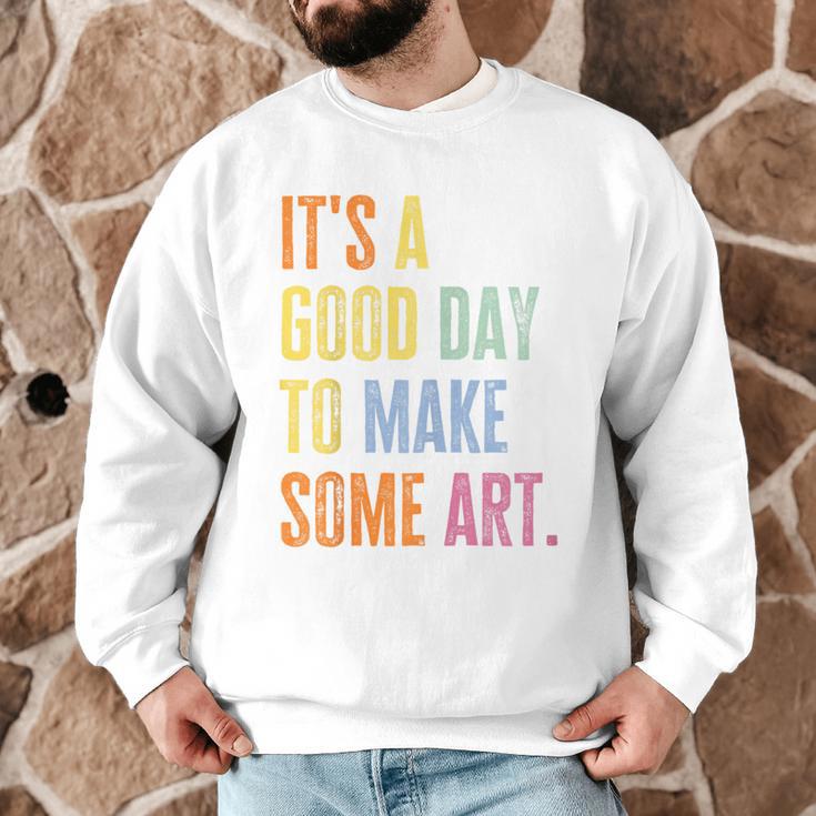 It's A Good Day To Make Art Artist Teacher Painter Men Graphic Sweatshirt, novelty gifts, funny gifts It's A Good Day To Make Art Artist Teacher Painter Men Graphic Sweatshirt, novelty gifts, funny gifts