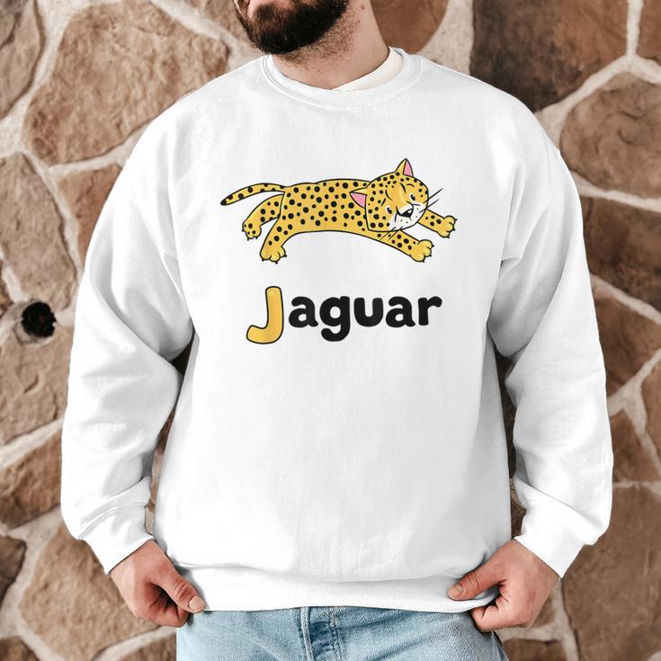 J Is For Jaguar ABC Alphabet T-Shirt For Teachers Students Men Graphic Sweatshirt, novelty gifts, funny gifts