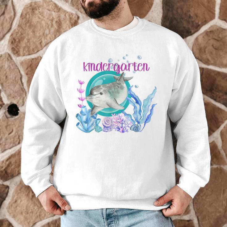 Kindergarten Teacher Dolphin Ocean Life Teaching Team Spirit Men Graphic Sweatshirt, novelty gifts, funny gifts Kindergarten Teacher Dolphin Ocean Life Teaching Team Spirit Men Graphic Sweatshirt, novelty gifts, funny gifts