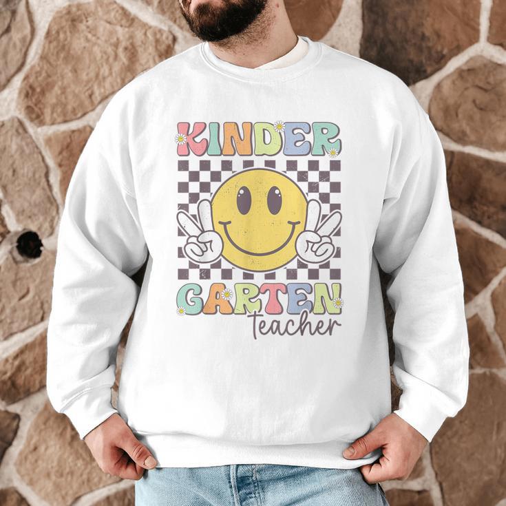 Kindergarten Teacher Team Hippie Smile Face Back To School Men Graphic Sweatshirt, novelty gifts, funny gifts Kindergarten Teacher Team Hippie Smile Face Back To School Men Graphic Sweatshirt, novelty gifts, funny gifts