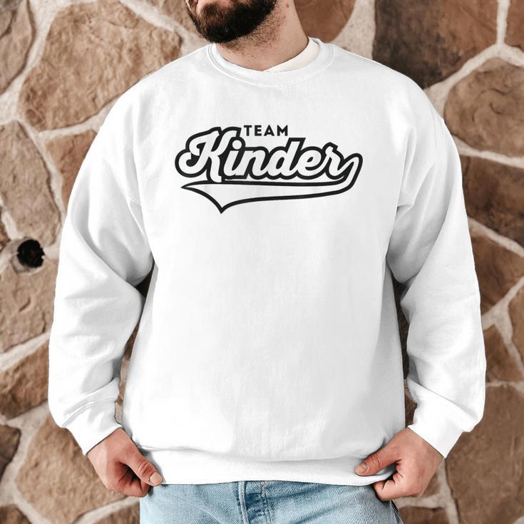 Kindergarten TEAM School Teacher Kinder Baseball-Style Shirt Men Graphic Sweatshirt, novelty gifts, funny gifts