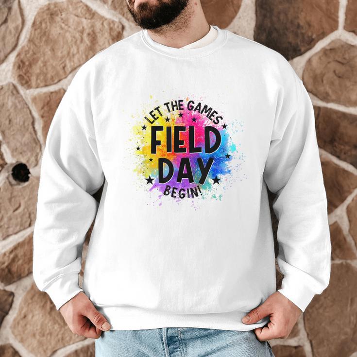 Let The Games Begin Field Day Fun Day Teachers Boys Girls Men Graphic Sweatshirt, novelty gifts, funny gifts Let The Games Begin Field Day Fun Day Teachers Boys Girls Men Graphic Sweatshirt, novelty gifts, funny gifts