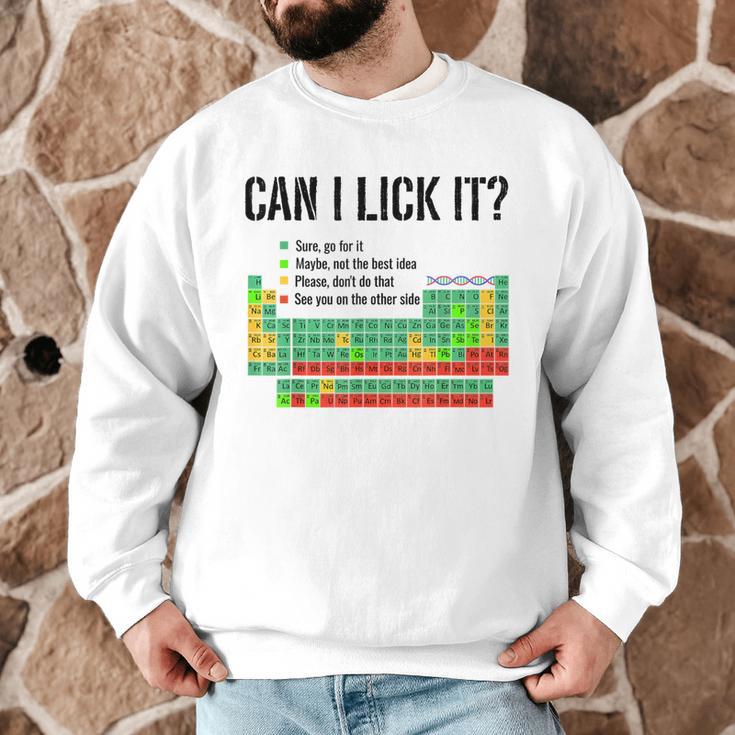 Can I Lick It Periodic Table Chart Science Teacher Men Graphic Sweatshirt, novelty gifts, funny gifts Can I Lick It Periodic Table Chart Science Teacher Men Graphic Sweatshirt, novelty gifts, funny gifts