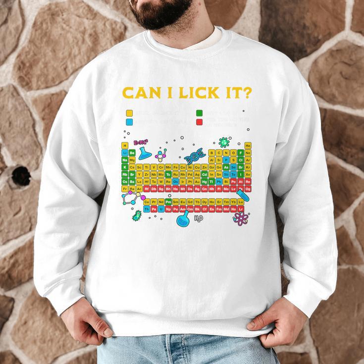 Can I Lick It Periodic Table Science Teacher Student Premium Tri-Blend Men Graphic Sweatshirt, novelty gifts, funny gifts Can I Lick It Periodic Table Science Teacher Student Premium Tri-Blend Men Graphic Sweatshirt, novelty gifts, funny gifts