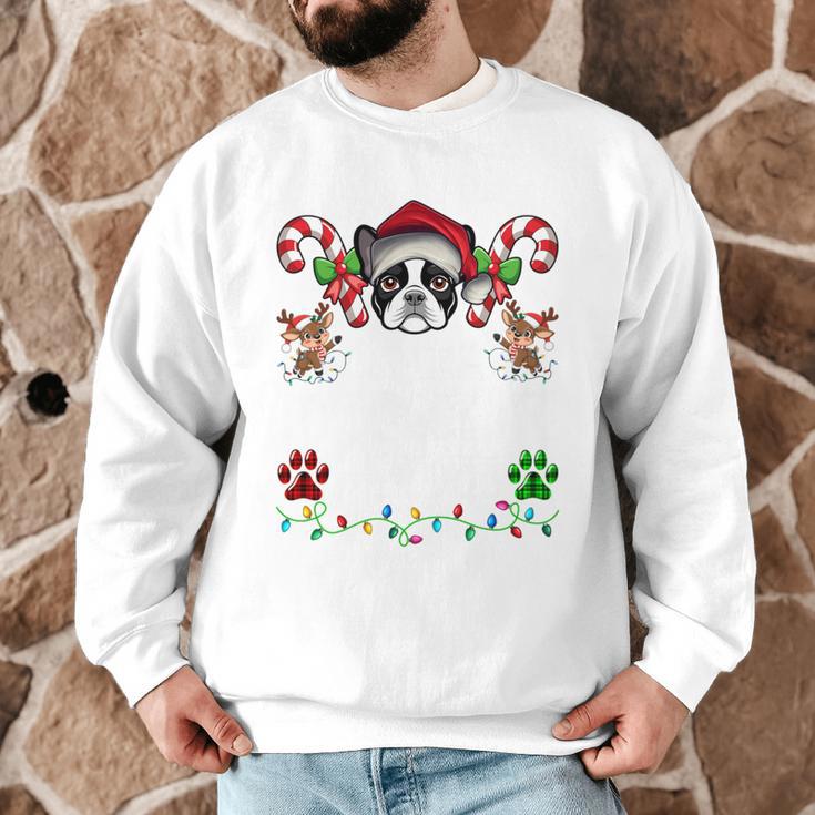 Most Likely Decorate Her Boston Terrier Dog Ugly Christmas Men Graphic Sweatshirt, novelty gifts, funny gifts